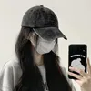 BERETS 빈티지 씻은 면화 야구 모자 캐주얼 남성 남성용 남성 남성용 남성 봄 여름 카우보이 스냅 백 캡 KPOP GORRAS 모자 바이저