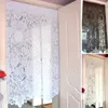 Curtain French Style Lace Cutwork Door Window Drape Valance Room Kitchen Divider Embroidery Curtains 3 Sizes