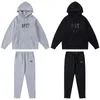 Sportswear brand letter print sweatshirt men's t-shirt two-piece loose hooded sweatshirt trousers jogging suit