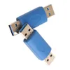 ZJT53 Hochgeschwindigkeits-USB 3.0-A-Stecker-Stecker-Kabeladapter F/F USB-Verlängerungskabelanschluss, unterstützt USB 2.0