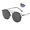 Occhiali da sole 2 in 1 Clip su occhiali da sole Individualità Nuovi occhiali retrò in metallo Cat Eye Occhiali da sole Uomo Donna Luce blu Gafas De Sol UV400 G230223