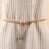 Ceintures PU cuir tressé ceinture broche boucle femme Vintage mince ceintures mode casual jean robe ceinture femme robe chemise taille corde Z0223