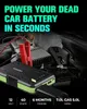 Tragbares Auto Starthilfe 1000A Batterie Booster, VIDOKA 12V Starthilfe, mit intelligenten Klemmkabeln, USB-Schnellladung, LED-Taschenlampe