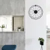 Corloges murales 40 cm Iron Simple Line Clock salon Nordic Wind Watch Mute Home Decor