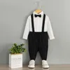 Roupas se setenta Anak-Anak Setelan Anak Laki-Laki Musim Panas Lengan Pendek Tampan Bunga Musim Gugur gaun Anak-Anak Musim Panas Setelan Bayi Satu W0224