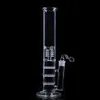BIG Glass Bong Hookahs Heady Dab Rigs Percolator Pipes à eau Pipe en verre avec bol de 18 mm 15,7 pouces de hauteur