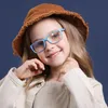 Sonnenbrille Kinder Blau Licht Blockieren Gläser Mädchen SilicaGel Quadratischen Brillen Rahmen Kinder Anti Computer Telefon Spiel Studie Brille Brillen