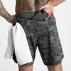 Mens Shorts Summer Gym Jogging Exercise Shorts Mens Sports Fitness Quickdrying Multiple pockets Running Shorts 230224