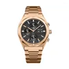 Zegarek na rękę Ditaling Men Automatyczne zegarek luksusowe zegarki mechaniczne zegarek 50 m wodoodporny szafir stalowy motyl zapięcie miesiąc tydzień data