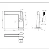 Robinets De Lavabo De Salle De Bains De Luxe Or Brosse En Laiton Robinet Mitigeur Robinet D'eau Froide Et Mélangeur MJ119