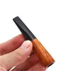 Smoking Pipes Hot selling handmade free style wooden pipe straight handle pipe holder