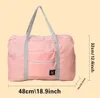 Duffel Bags 2022 New Nylon Foldable Travel Bags Unisex Large Capacity Luggage Bag Women Portable Waterproof Handbags Men Travel Accessories 230223