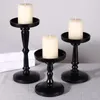 Candle Holders 3x European Style Pillar Holder Set Candlestick For Living Room Party Kitchen Centerpiece Decor