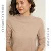 Women's Sweater Pullovers Winter Woman Tops Big Girls Soft All Matched Cashmere Half High Collar #1035 230224