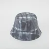 Chapeau de bassin Cap Lulus Tie-Dye Bucket Hats avec logo Spring Automne Cotton Pisherman CAP FEMME FEMME CAPS SUM