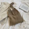Sacchetti da sera in lana in lana a maglia borsa per la spesa per donne in stoffa di cotone vintage tote shopper femmina grande borsetta bg1427
