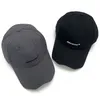 Top kapaklar top kapakları unisex harf işlemeli beyzbol trend hip hop ayarlanabilir düz renkli güneş şapkaları gorras hombre orijinal 230223 t230224