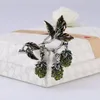 Brooches Little Fresh With Accessories Fashion Crystal Fruit Grape Brooch