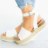 Sandaler Nya sommar Sandaler Kvinnor Kilor Pumpar Pumpar Höga klackar Sandaler Flip Flop Chaussures Femme Platform Sandaler Sandalia Feminina Z0224