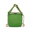 Luxe groene feest avondkoppeling voor vrouwen 2022 Nieuwe schouder crossbody tassen voor lippenstiftdoos ontwerp mini portemonnees en handtassen 230224