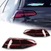 المصابيح الخفيفة في الهواء الطلق الخلفيات لضوء VW Golf 7 LED Tail Light 20 13-20 19 Golf 7.5 Mk7 Stop Stop Live Drl Animation Brake Lights