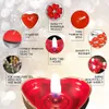 Mini Heart-shaped Tea Light Romantic Smokeless Candles for Birthday Wedding Valentine Day Proposal Spa Home Decor Candles