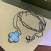 Collana di design di lusso collana donna moda stile classico bicolore opzionale come regalo per incontri sociali shopping applicabile bello buono