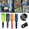 Interior Decorations Plastic Car Wheel Brush Clean Rims Tire Wash Tool For HND3 Veloster I10 LPI 30blue R Cee D Ix Tucson IX35