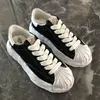 Los casual schoenplatform schoenen op shell teen canvas sneakers cap mihara high street veter-up trainers top designer trainer dames heren sneaker low top