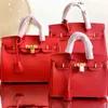 KellyityバッグデザイナーバッグBirkinbagハンドバッグプラチナバッグバッグハンドレザーレザーレザーレザーワンファッショナブルで汎用性のあるXO5M FRJ