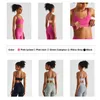 Yoga Outfit Women Naked Feel Soft Sports Underwear Solid Color Sexy Back Workout Bra Gym Crop Top With Chest Pads Fitness Clothes