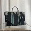 Toppdesigner duffle påsar Mens resväskor lyxiga handväska totes g crossbody väska bokstav präglad flätad rem stor kapacitet tote boce