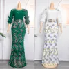 Ethnische Kleidung MD Afrikanische Frauen Plus Size Abendkleider Hochzeit Party Lange Luxus Pailletten Kleid Bodycon Meerjungfrau Kleid Ankara Damen Kleidung 230223