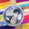 Bag Parts Accessories Laser Pin Case Protective for Anime Ita Girl DIY Pins Display Decoration Multiple PVC Keychains 230224