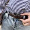 Cintos de couro pu para homens homens retro pin jeans cinturões roupas femininas decorativas de luxo chique chique calças vintage strap z0223