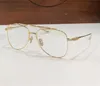 Retro classic design optical glasses 8162 pilot metal frame simple and elegant style high end clear lens transparent eyewear