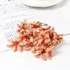 Decorative Flowers & Wreaths 10PCS/Set Silk Cloth Artificial Faux Orchid Fake Flower Head DIY Magnolia Plant Bouquet Wreath Decoration Acces