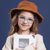 Sonnenbrille Kinder Blau Licht Blockieren Gläser Mädchen SilicaGel Quadratischen Brillen Rahmen Kinder Anti Computer Telefon Spiel Studie Brille Brillen