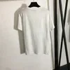 T-shirty damskie Tees Topy z naszywką Rhinestone Krótki rękaw Casual Luźna koszulka Letni sweter dla mężczyzn