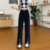 Frauen Jeans ILARES Baggy Hosen Übergroße Frau Hohe Taille Streetwear Trend Koreanische Mode s Breite Bein Kleidung 230224