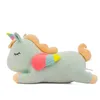 30cm 소프트 유니콘 플러시 장난감 만화 박제 동물 인형 베개 kawaii peluche 어린이 생일 선물 홈 장식 lt0032