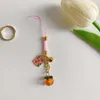 Keychains Tradition Persimmon Omamori Phone Charm Accessory Bag Pendant Good Luck Fortune Wealth Couple Gift Jewelry