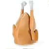 New Plush Roasted Thanksgiving Turkey Hat Novità Pollo cotto Uccello Secret Santa Fancy Costume Dress Up Party GC1929