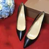 Designer Sandals High Heels Slides Rivet Sandal Women Dress Shoes Bright Leather Suede Pump Pointed Toe Shoe Wedding Shoess