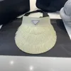 Дестажеры дизайнерские женские P-буквы соломенная шляпа кепка Top Sun Fashion Tassels вязаные для мужчин Женщина Шляпа Шляпы Лето ведро на открытом воздухе.