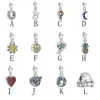 925 Livres Argent Nouvelle Mode Charme Série Cravate Bracelet Pendentif Accessoires Mignon Cactus Été Soleil Pendentif