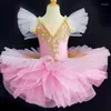 Stage Use Ballet Professional Tutu para meninas clássicas bailarina infantil garotinha adulta princesa de dança vestido