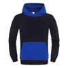 Sweat à capuche pour hommes, marque de mode, épissure, Top2023, printemps-automne, Hip Hop, décontracté, Streetwear