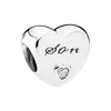 New Popular 925 Sterling Silver Characters Charm Beads Suitable for Primitive Pandora Bracelet Jewelry To Make Female Gifts