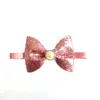 Dog Apparel 30/50pcs Shining Sequins Bow Tie Pet Products Accessories Bowtie Cute Cat Holiday Supplies